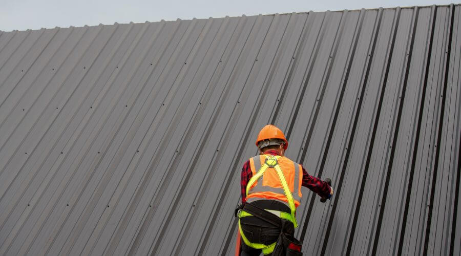 Professional metal roof installation services in Plains, TX